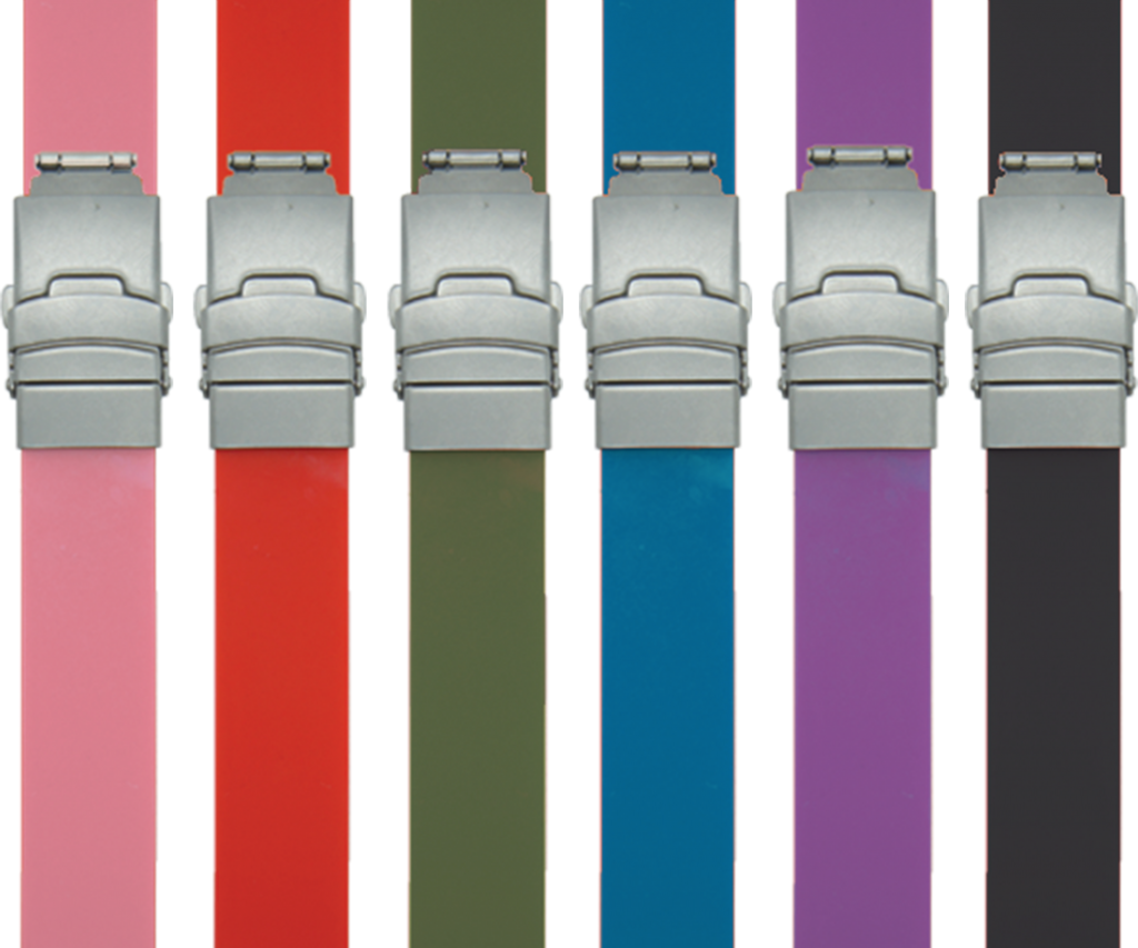 De Safe-iD SOS-armband zonder QR tag in zes kleuren De Safe-iD SOS-armband zonder QR tag in zes kleuren