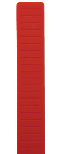 De Safe-iD SOS-armband zonder QR tag rood, siliconen SOS-armbandje De Safe-iD SOS-armband zonder QR tag rood, siliconen SOS-armbandje