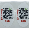De Safe-iD SOS Daily Safe stickers De Safe-iD SOS Daily Safe stickers