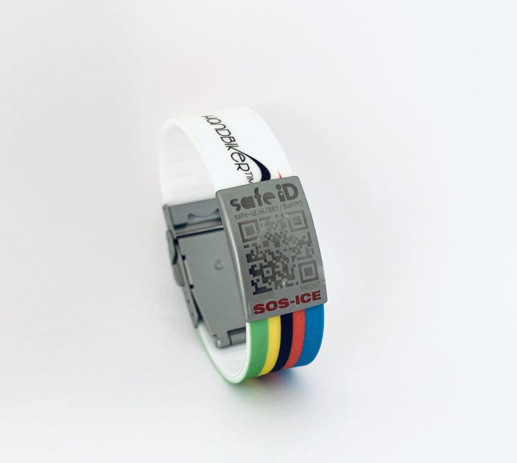 De Safe-iD SOS polsband Tim de Vries De Safe-iD SOS polsband Tim de Vries