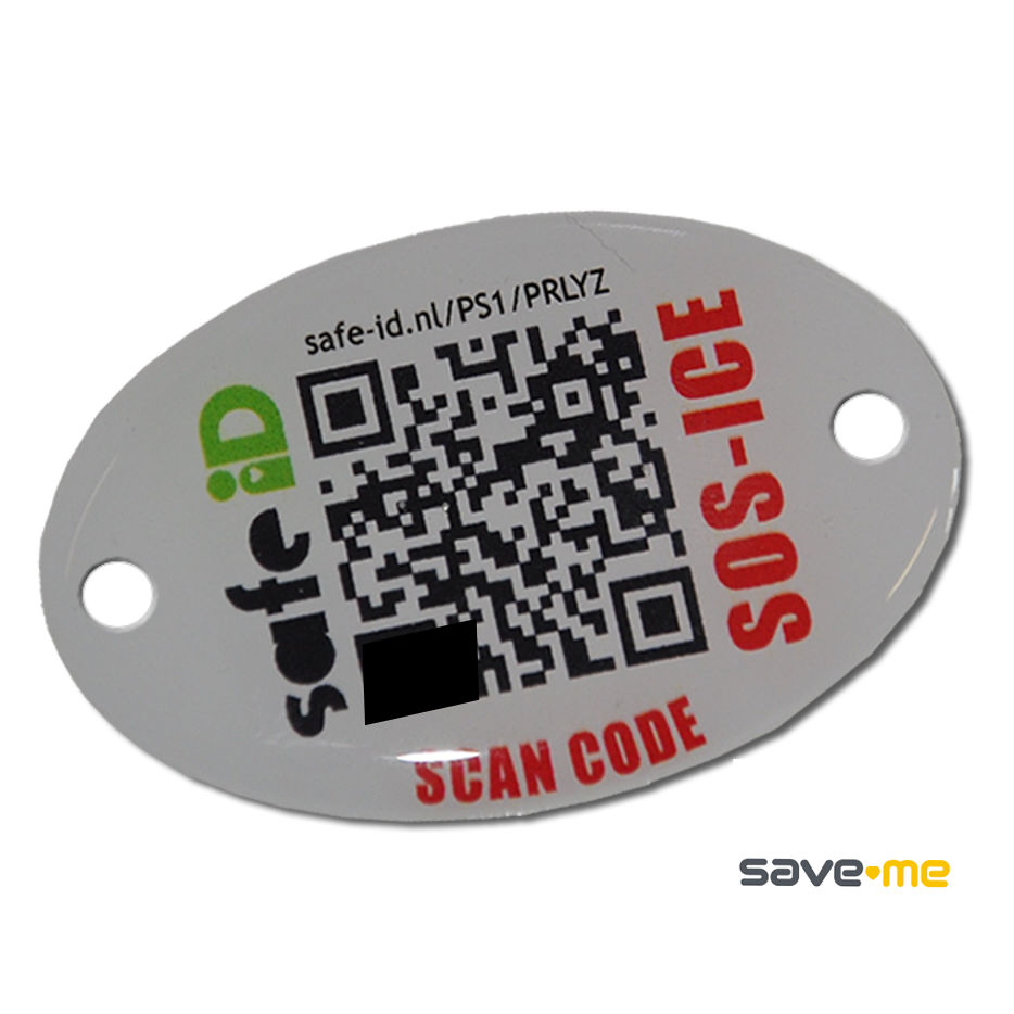 Shoetag van Save-Me naar Safe-iD Shoetag van Save-Me naar Safe-iD