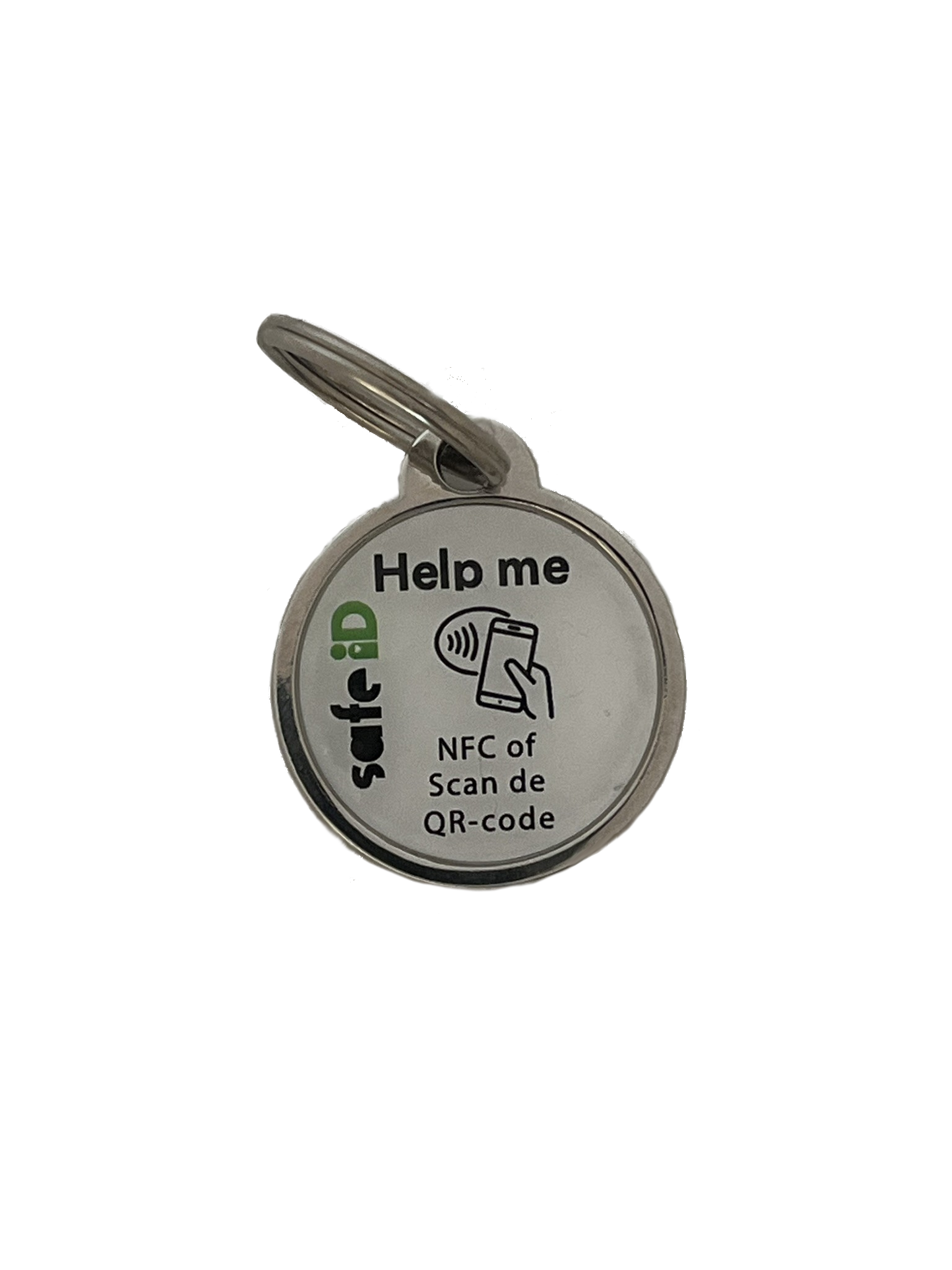 SOS-ICE Sleutelhanger met QR-code en NFC